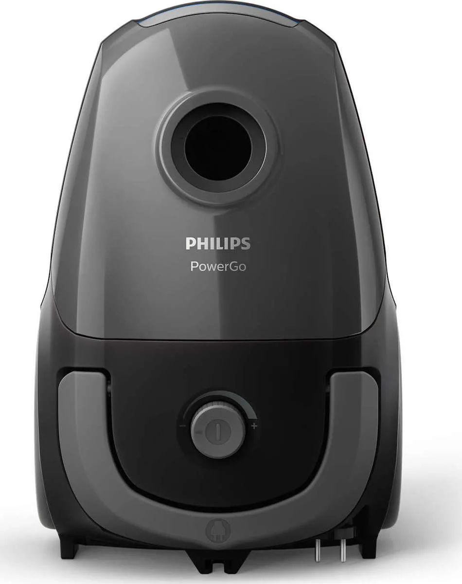 Philips Powergo Ηλεκτρική Σκούπα 900W με Σακούλα 3lt Γκρι Philips Powergo Ηλεκτρική Σκούπα 900W με Σακούλα 3lt Γκρι - Image 1
