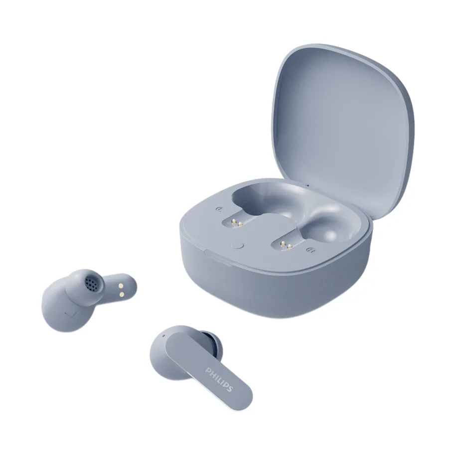 Philips TAT2100 In-ear Bluetooth Handsfree Ακουστικά με Αντοχή στον Ιδρώτα και Θήκη Φόρτισης Λευκά Philips TAT2100 In-ear Bluetooth Handsfree Ακουστικά με Αντοχή στον Ιδρώτα και Θήκη Φόρτισης Λευκά - Image 1