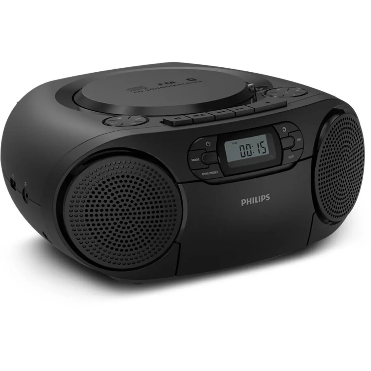 Philips TAZ2200/10 Φορητό Ηχοσύστημα με Ραδιόφωνο Μαύρο Philips TAZ2200/10 Φορητό Ηχοσύστημα με Ραδιόφωνο Μαύρο - Image 1