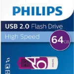 Philips Vivid Edition 64GB USB 2.0 Stick Μωβ