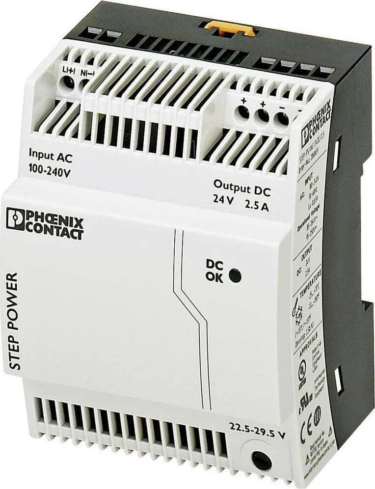 Phoenix Contact Τροφοδοτικό Ράγας με Ισχύ 60W 2.5A 2868651 Phoenix Contact Τροφοδοτικό Ράγας με Ισχύ 60W 2.5A 2868651 - Image 1