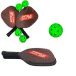 Pickleball Mad Monkey Racket Set Balls