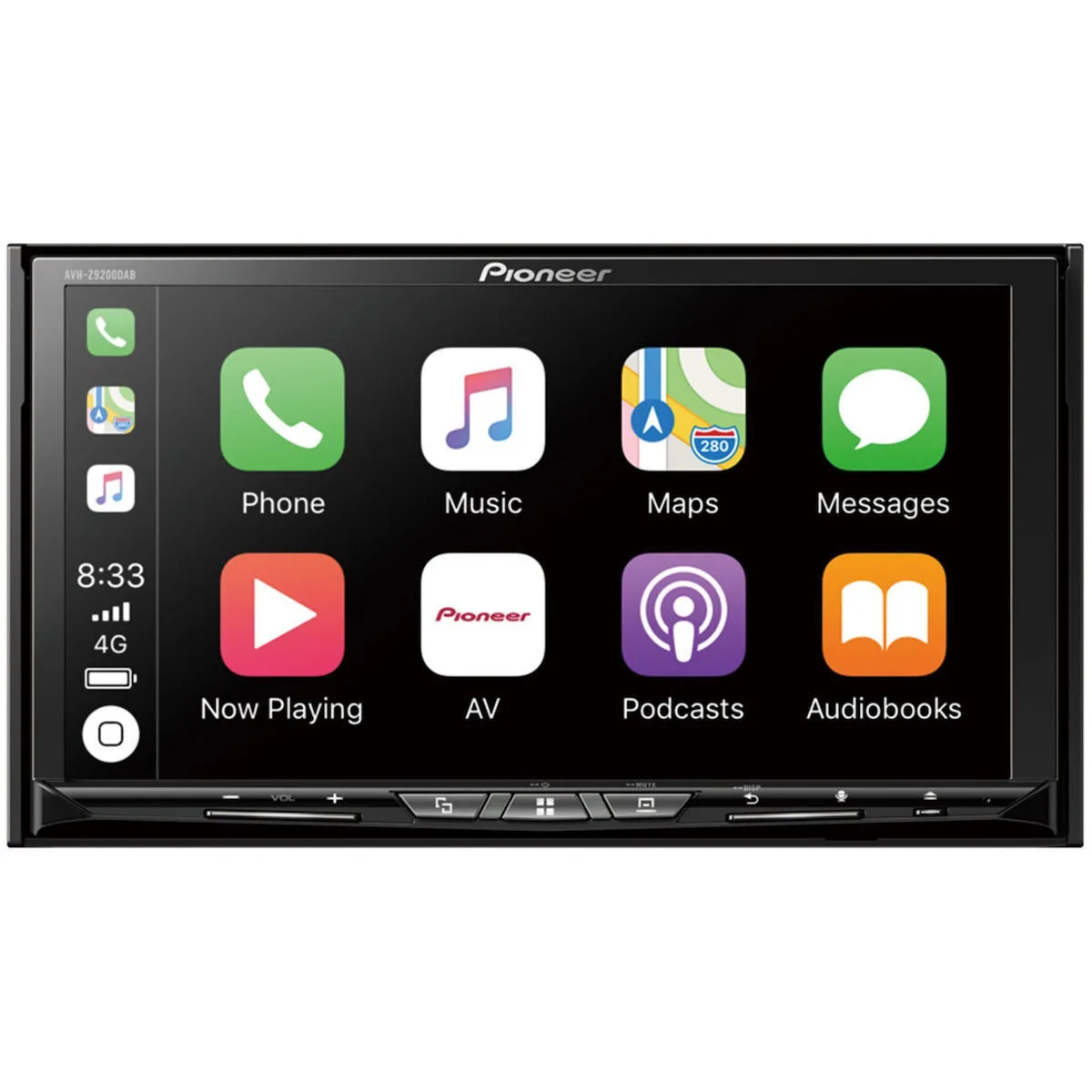 Pioneer Ηχοσύστημα Αυτοκινήτου 2DIN με A/C (Bluetooth/USB/AUX/WiFi/GPS/Apple-Carplay/Android-Auto) με Οθόνη Αφής 7" & Αποσπώμενη Πρόσοψη AVH-Z9200DAB Pioneer Ηχοσύστημα Αυτοκινήτου 2DIN με A/C (Bluetooth/USB/AUX/WiFi/GPS/Apple-Carplay/Android-Auto) με Οθόνη Αφής 7" & Αποσπώμενη Πρόσοψη AVH-Z9200DAB - Image 1