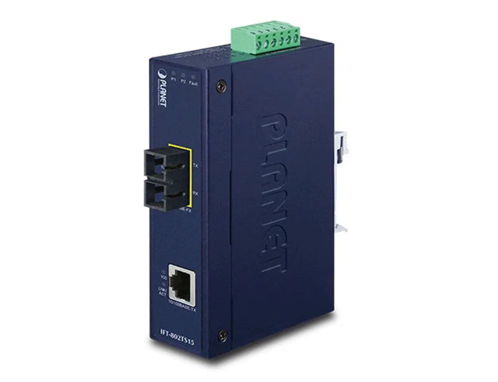 Planet IFT-802TS15 Media Converter 10/100Base-TX Σε 100Base-FX Planet IFT-802TS15 Media Converter 10/100Base-TX Σε 100Base-FX - Image 1