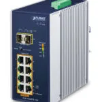 Planet IGS-1020PTF-12V Unmanaged L2 PoE+ Switch με 8 Θύρες Gigabit (1Gbps) Ethernet και 2 SFP Θύρες