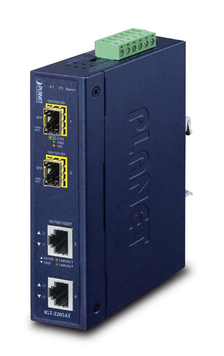 Planet IGT-2205AT Unmanaged L2 Switch με 2 Θύρες Gigabit (1Gbps) Ethernet και 2 SFP Θύρες Planet IGT-2205AT Unmanaged L2 Switch με 2 Θύρες Gigabit (1Gbps) Ethernet και 2 SFP Θύρες - Image 1
