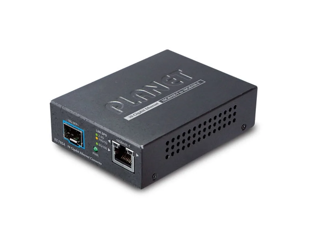 Planet Technology 10G/5G/2.5G/1G/100M Copper to 10GBASE-X SFP+ Media Converter 1τμχ XT-705A Planet Technology 10G/5G/2.5G/1G/100M Copper to 10GBASE-X SFP+ Media Converter 1τμχ XT-705A - Image 1