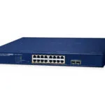 Planet Technology GS-2210-16P2S Managed L2 PoE+ Switch με 16 Θύρες Gigabit (1Gbps) Ethernet και 2 SFP Θύρες