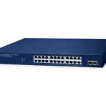 Planet Technology GS-2210-24T2S Managed L2 PoE+ Switch με 24 Θύρες Gigabit (1Gbps) Ethernet και 2 SFP Θύρες
