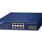 Planet Technology GS-2210-8P2S Managed L2 PoE+ Switch με 8 Θύρες Gigabit (1Gbps) Ethernet και 3 SFP Θύρες
