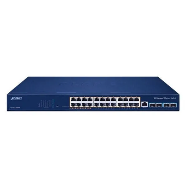 Planet Technology GS-6311-24T4X Managed L3 Switch με 24 Θύρες Gigabit (1Gbps) Ethernet και 4 SFP Θύρες Planet Technology GS-6311-24T4X Managed L3 Switch με 24 Θύρες Gigabit (1Gbps) Ethernet και 4 SFP Θύρες - Image 1