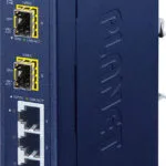 Planet Technology IFGS-620TF Managed L2 PoE+ Switch με 4 Θύρες Gigabit (1Gbps) Ethernet
