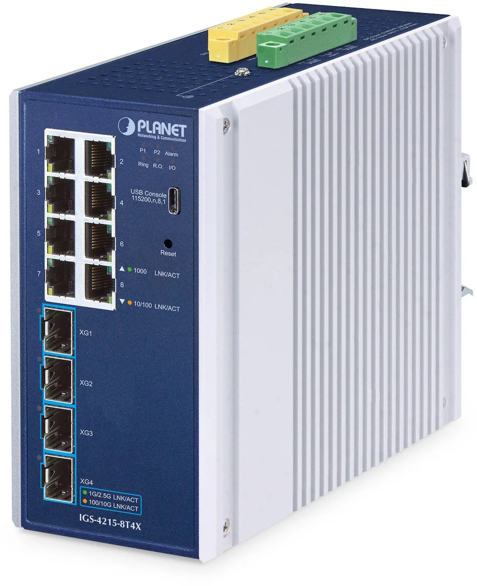 Planet Technology IGS-4215-8T4X Managed L2 Switch με 8 Θύρες Gigabit (1Gbps) Ethernet Planet Technology IGS-4215-8T4X Managed L2 Switch με 8 Θύρες Gigabit (1Gbps) Ethernet - Image 1
