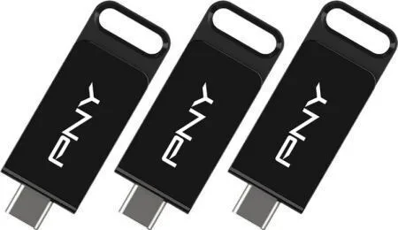 PNY 128GB USB 3.2 Stick Μαύρο PNY 128GB USB 3.2 Stick Μαύρο - Image 1