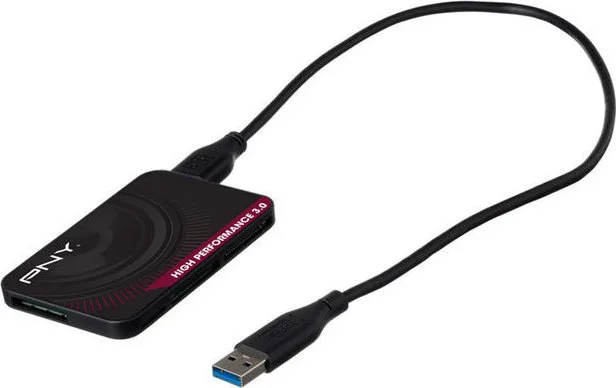 PNY High Performance Card Reader USB 3.0 για SD/microSD/MemoryStick/CompactFlash/xD PNY High Performance Card Reader USB 3.0 για SD/microSD/MemoryStick/CompactFlash/xD - Image 1
