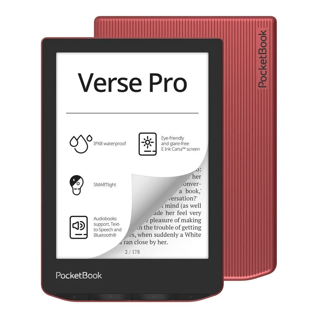 Pocketbook Verse Pro 6" (16GB) Passion Red Pocketbook Verse Pro 6" (16GB) Passion Red - Image 1