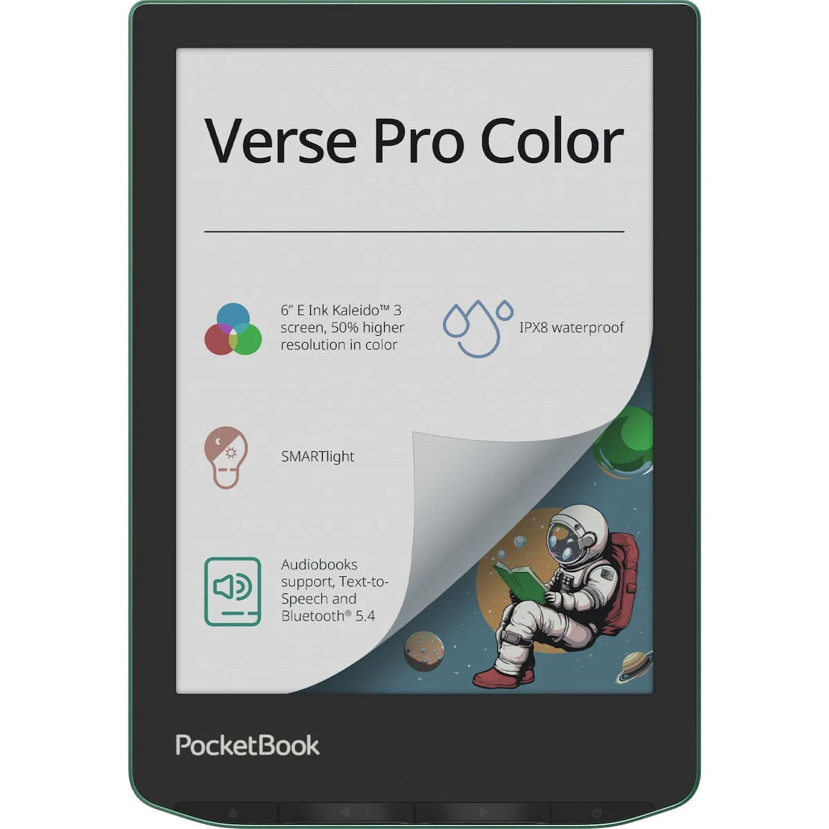 Pocketbook Verse Pro Color 6" (16GB) Sage Glow Pocketbook Verse Pro Color 6" (16GB) Sage Glow - Image 1