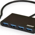 Port Designs Hub 4 Θυρών USB 3.0 με σύνδεση USB-C 900123