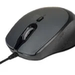 Port Designs Office Pro Silent Ενσύρματο Ποντίκι Μαύρο