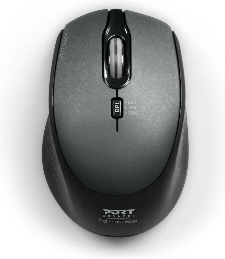Port Designs Wireless Silent Mouse Ασύρματο Ποντίκι Μαύρο Port Designs Wireless Silent Mouse Ασύρματο Ποντίκι Μαύρο - Image 1