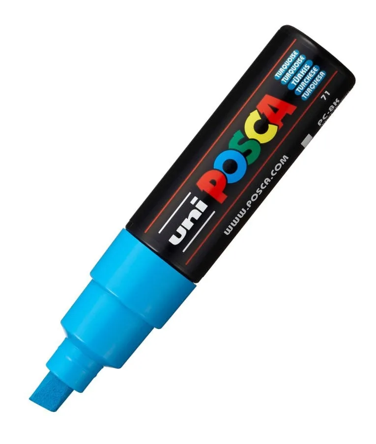 Posca Ανεξίτηλος Μαρκαδόρος Turquoise 71 8mm Pc-8k Posca Ανεξίτηλος Μαρκαδόρος Turquoise 71 8mm Pc-8k - Image 1