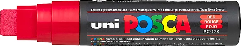 Posca PC-17K Ανεξίτηλος Μαρκαδόρος 15 Red 15mm PC-17K/15 Posca PC-17K Ανεξίτηλος Μαρκαδόρος 15 Red 15mm PC-17K/15 - Image 1