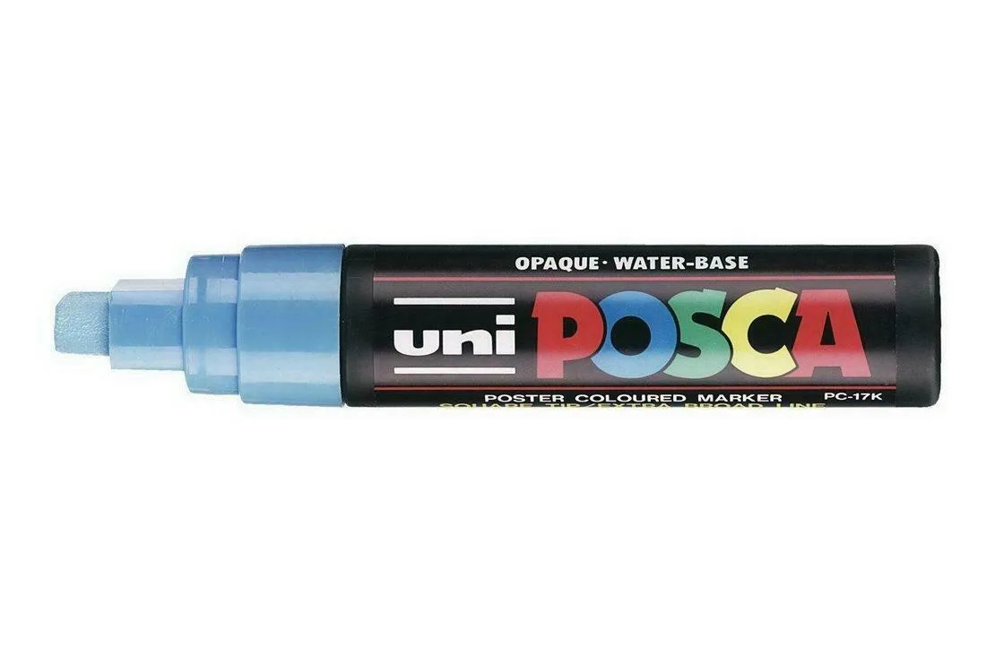 Posca PC-17K Ανεξίτηλος Μαρκαδόρος Light Blue 15mm PC-17K/8 Posca PC-17K Ανεξίτηλος Μαρκαδόρος Light Blue 15mm PC-17K/8 - Image 1