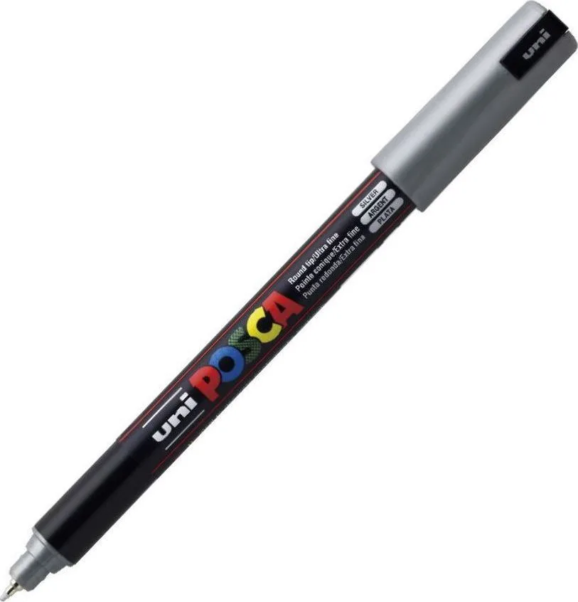 Posca PC-1MR Μαρκαδόρος Σχεδίου Μεταλλικό Ασημί 0.7mm PC-1MR/26 Posca PC-1MR Μαρκαδόρος Σχεδίου Μεταλλικό Ασημί 0.7mm PC-1MR/26 - Image 1