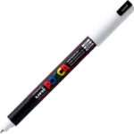 Posca PC-1MR Μαρκαδόρος Σχεδίου White 0.7mm PC-1MR/1
