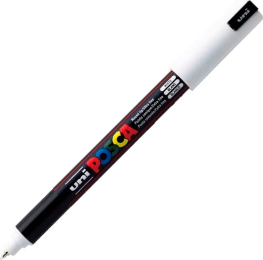 Posca PC-1MR Μαρκαδόρος Σχεδίου White 0.7mm PC-1MR/1 Posca PC-1MR Μαρκαδόρος Σχεδίου White 0.7mm PC-1MR/1 - Image 1