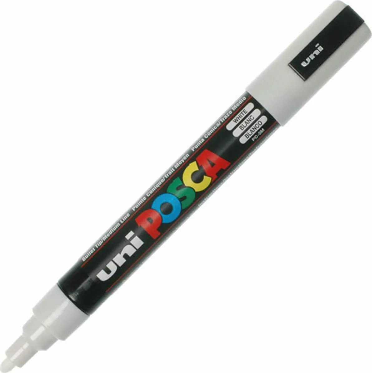 Posca PC-5M Μαρκαδόρος Σχεδίου Bílý 2.5mm PC-5M/1 Posca PC-5M Μαρκαδόρος Σχεδίου Bílý 2.5mm PC-5M/1 - Image 1
