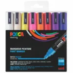 Posca Pc5m Ακρυλικοί Μαρκαδόροι Γκρι Σετ 16τμχ 401624