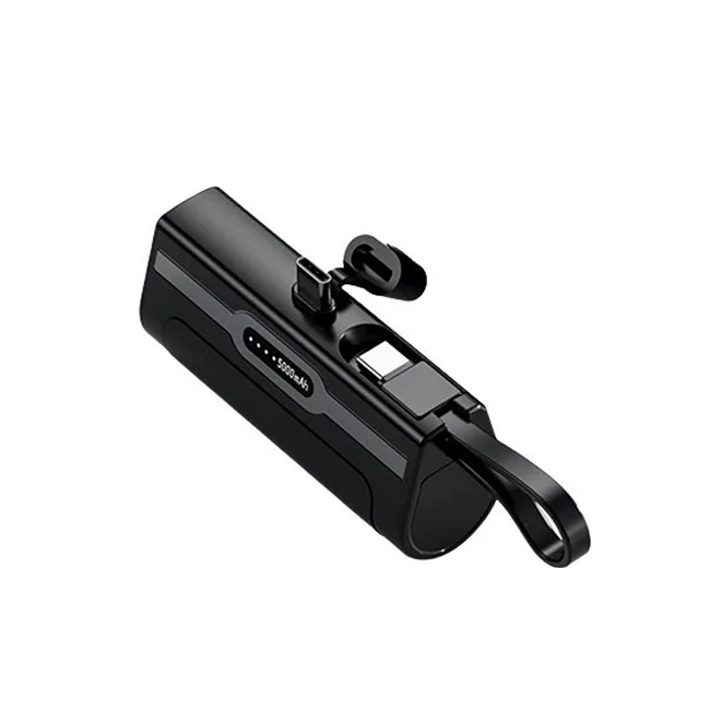 PowerNeed EP50 Power Bank 5000mAh 10W Μαύρο PowerNeed EP50 Power Bank 5000mAh 10W Μαύρο - Image 1