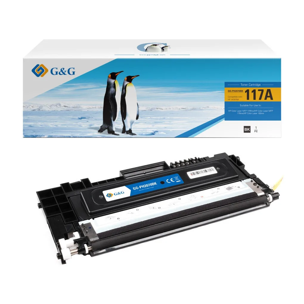 Premium Toner G&g 1k Hp 117a Black W2070a Hp117a Premium Toner G&g 1k Hp 117a Black W2070a Hp117a - Image 1
