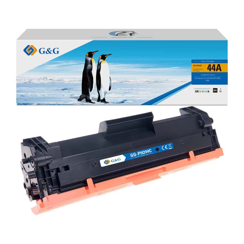 Premium Toner G&g 1k Hp 44a Black Cf244a Hp44a Premium Toner G&g 1k Hp 44a Black Cf244a Hp44a - Image 1
