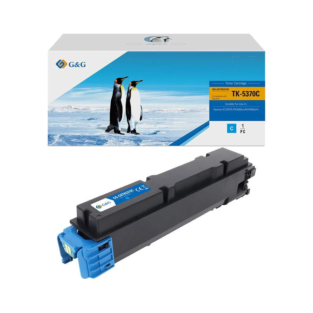 Premium Toner G&g 5k Kyocera Tk-5370c Cyan Tk5370c 1t02yjcnl0 Premium Toner G&g 5k Kyocera Tk-5370c Cyan Tk5370c 1t02yjcnl0 - Image 1