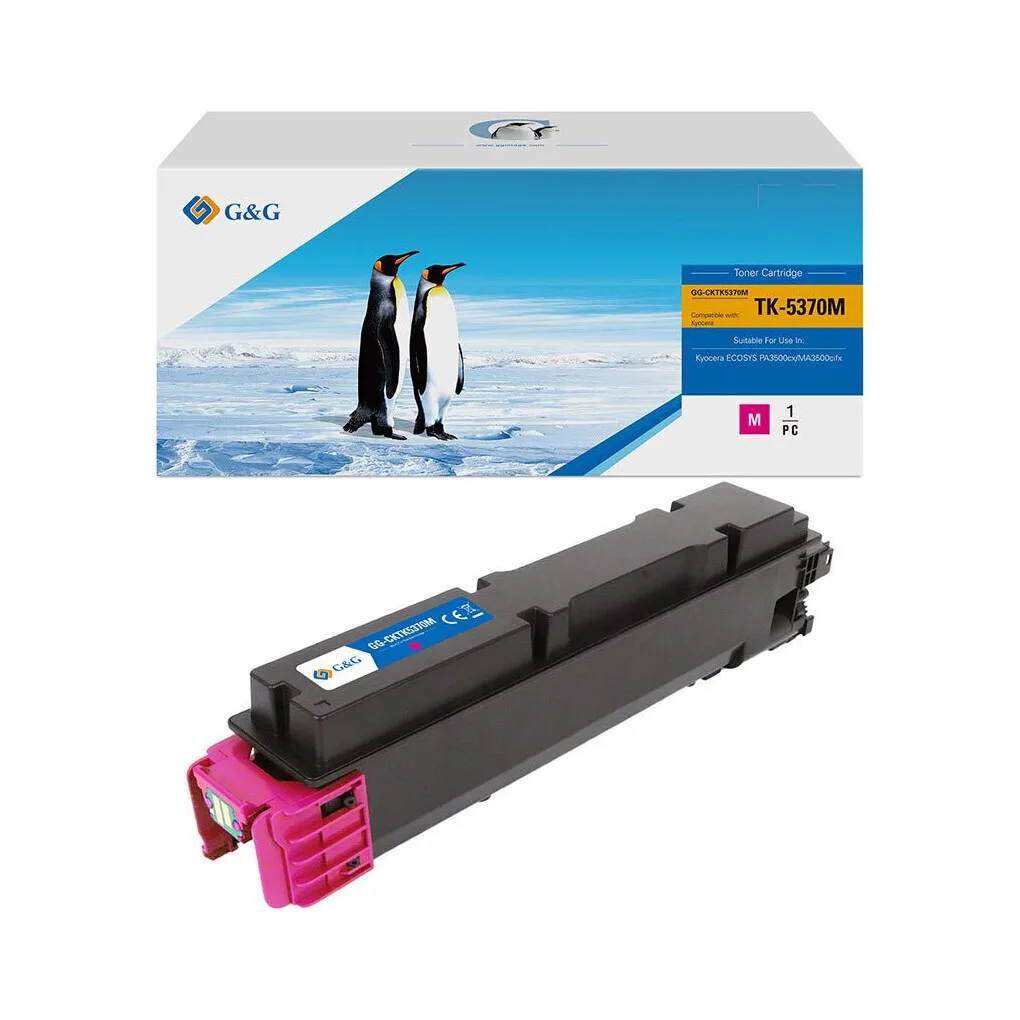 Premium Toner G&g 5k Kyocera Tk-5370m Magenta Tk5370m 1t02yjbnl0 Premium Toner G&g 5k Kyocera Tk-5370m Magenta Tk5370m 1t02yjbnl0 - Image 1
