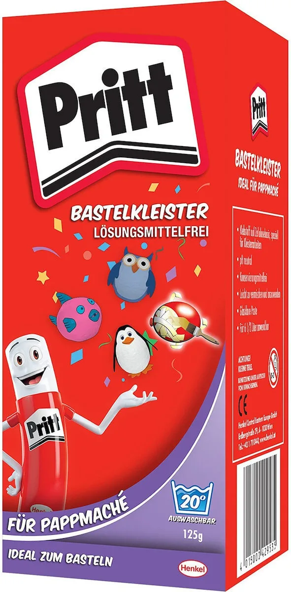 Pritt Craft Glue Paper Mache 125g Retail Pritt Craft Glue Paper Mache 125g Retail - Image 1