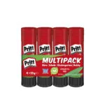Pritt Glue Stick Safe Child-friendly Craft Glue Art Crafts Strong Adhesive School & Office Supplies 4x22g Pritt Stick