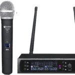 Prodipe UHF M850 DSP Duo Ασύρματο Δυναμικό Μικρόφωνο Χειρός για Φωνητικά