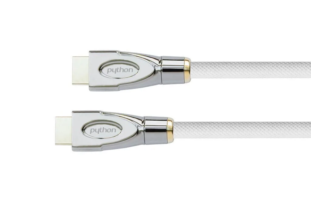 Python HDMI 2.0 Premium High Speed 4K 60Hz HDR Cable HDMI male - HDMI male 2m Λευκό GC-M0163 Python HDMI 2.0 Premium High Speed 4K 60Hz HDR Cable HDMI male - HDMI male 2m Λευκό GC-M0163 - Image 1