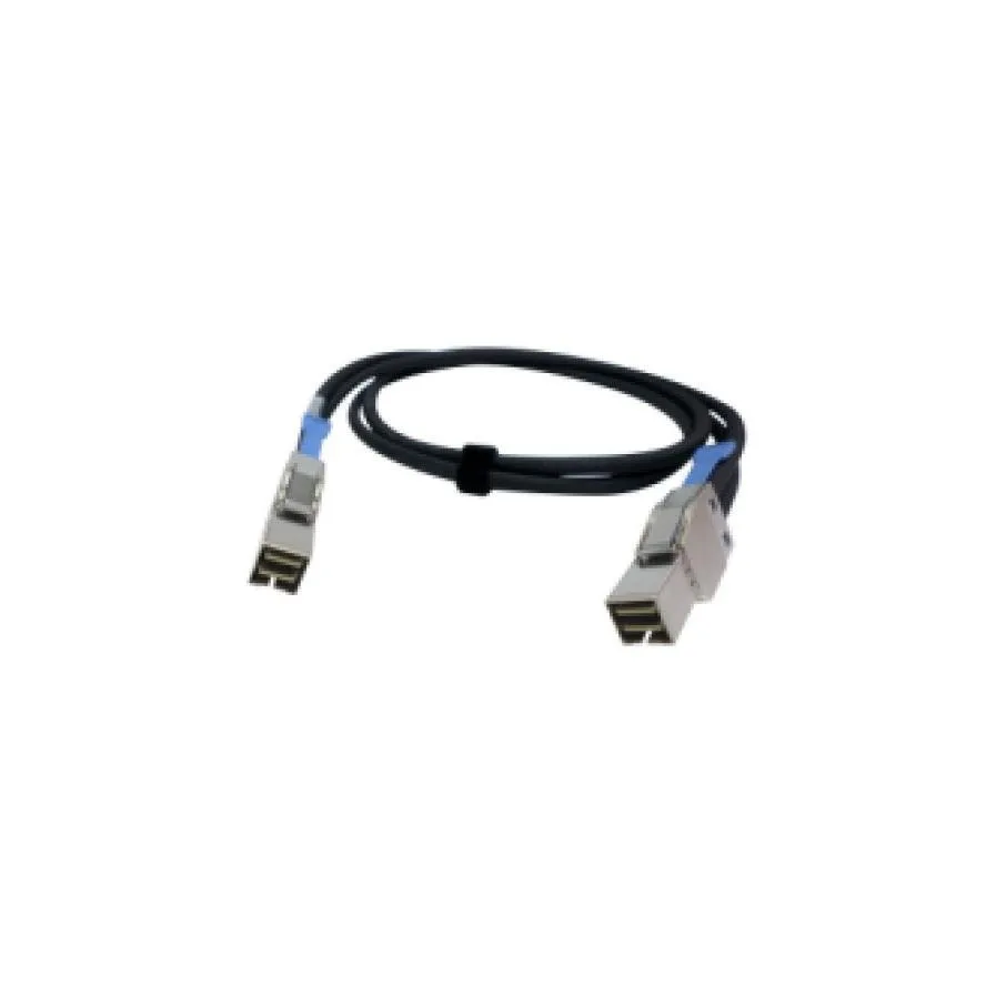 QNap Mini SAS - Mini SAS 1cm Μαύρο CAB-SAS10M-8644 QNap Mini SAS - Mini SAS 1cm Μαύρο CAB-SAS10M-8644 - Image 1