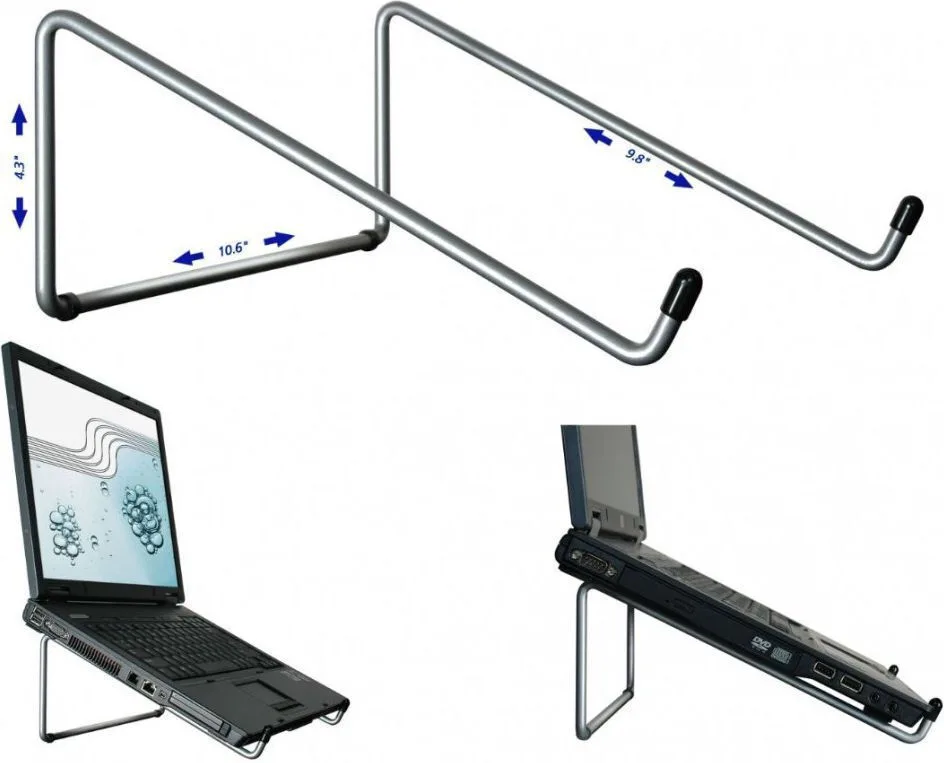 R-Go Tools Steel Basic Βάση για Laptop έως 22" Ασημί R-Go Tools Steel Basic Βάση για Laptop έως 22" Ασημί - Image 1