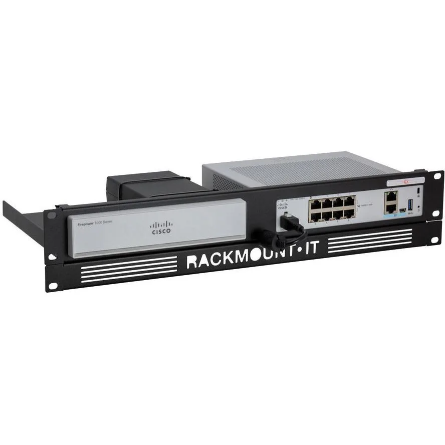 Rackmount.IT RM-CI-T8 Patch Panel για Rack 1U 19" για Cisco Firepower 1010 / ASA 5506-X Μαύρο Rackmount.IT RM-CI-T8 Patch Panel για Rack 1U 19" για Cisco Firepower 1010 / ASA 5506-X Μαύρο - Image 1