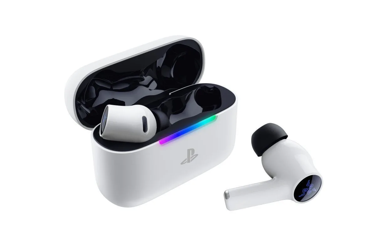 Razer Hammerhead V3 X HyperSpeed for Playstation In-ear Bluetooth Handsfree Ακουστικά με Αντοχή στον Ιδρώτα και Θήκη Φόρτισης Λευκά Razer Hammerhead V3 X HyperSpeed for Playstation In-ear Bluetooth Handsfree Ακουστικά με Αντοχή στον Ιδρώτα και Θήκη Φόρτισης Λευκά - Image 1