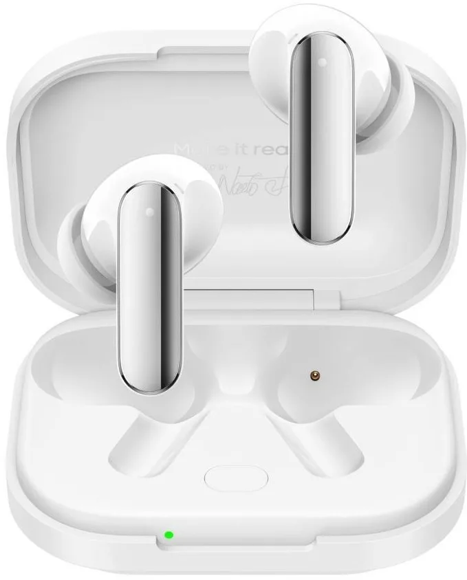 Realme Buds Air8 Pro Bluetooth Handsfree Ακουστικά με Αντοχή στον Ιδρώτα και Θήκη Φόρτισης Master White Realme Buds Air8 Pro Bluetooth Handsfree Ακουστικά με Αντοχή στον Ιδρώτα και Θήκη Φόρτισης Master White - Image 1