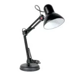 RealPower LED Φωτιστικό Γραφείου με Σπαστό Βραχίονα σε Μαύρο Χρώμα