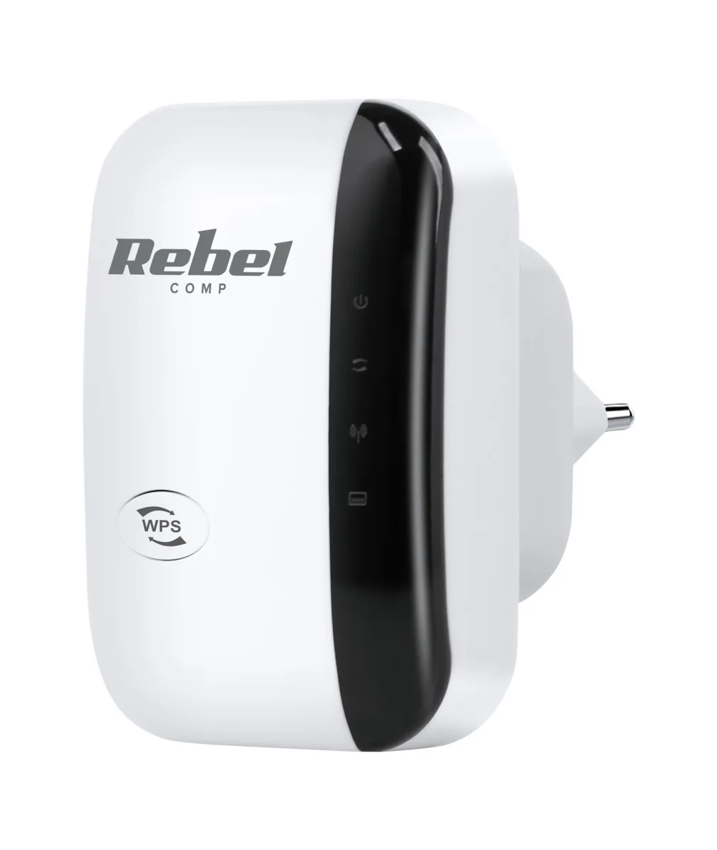 Rebel KOM1030 WiFi Extender Single Band (2.4GHz) 300Mbps Rebel KOM1030 WiFi Extender Single Band (2.4GHz) 300Mbps - Image 1