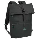 Rivacase Τσάντα Πλάτης για Laptop 15.6" σε Μαύρο χρώμα