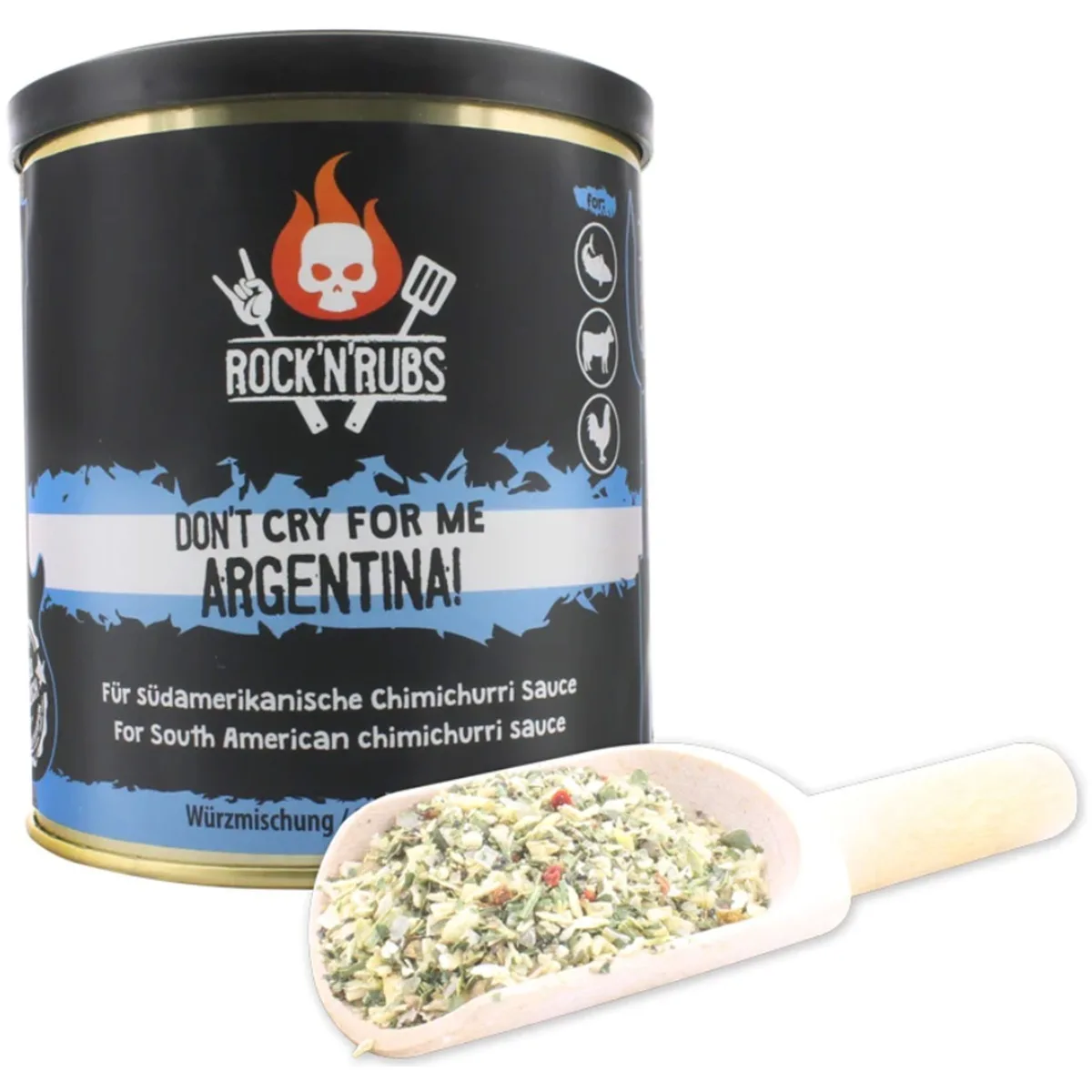 Rock n' Rubs Μείγμα Καρυκευμάτων Don’t cry for me Argentina 100gr Rock n' Rubs Μείγμα Καρυκευμάτων Don’t cry for me Argentina 100gr - Image 1